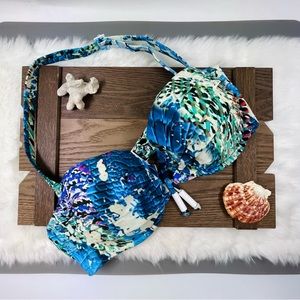 SHAN Bikini Top Blue